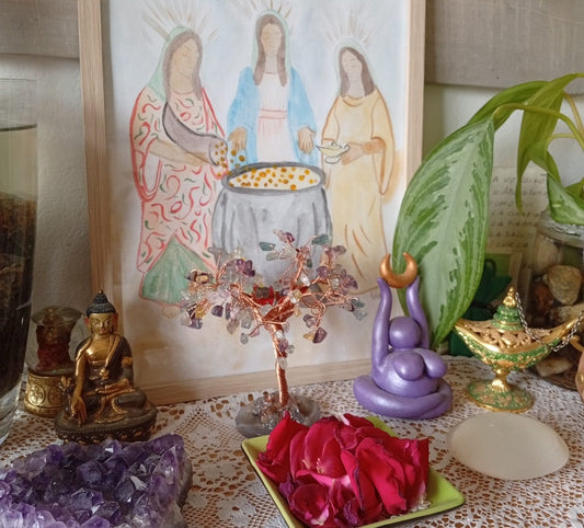 Arte Rituale e Pittura Spirituale: Come l'Intento Trasforma lo Spazio