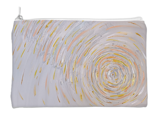 Elena Giaconelli Energy pochette d'autore, stylish handbag with sleek design, front view showing vibrant color and elegant details.
