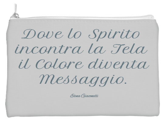 Elena Giaconelli Energy pochette d’autore art design with retro pattern, compact and stylish accessory for personal use.