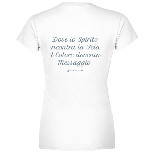 Cream-colored I Have a Dream T-shirt by Elena Giaconelli featuring a retro-inspired design, casual fit, and artistic print.